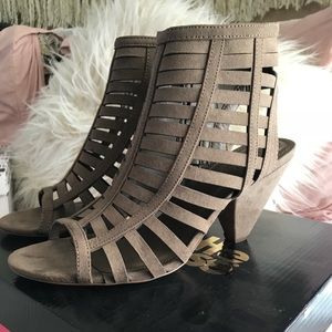 Charlotte Russe Olive Colored Heels